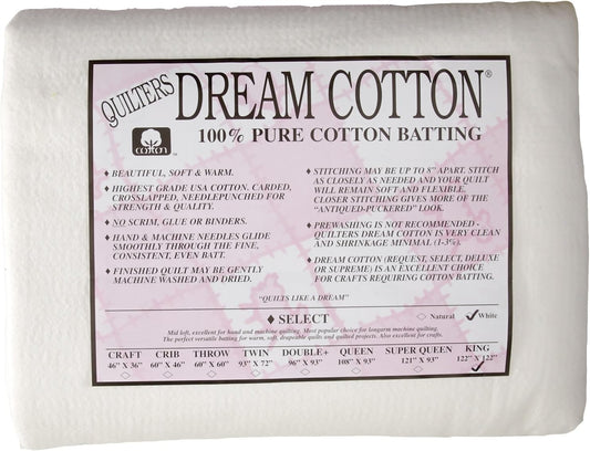 Quilter's Dream Natural Cotton Select King Sized 122" x 122"