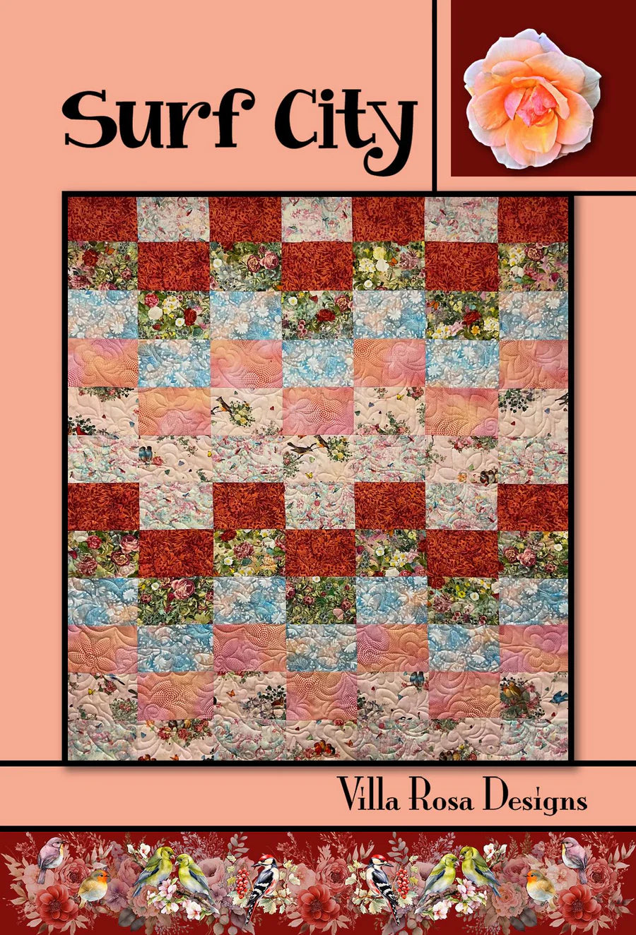 Surf City Pattern Digital Download
