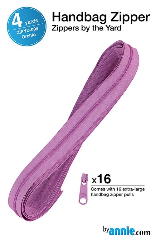 Zipper 4yds with Pulls Orchid ZIPYD 004 By Annie#1