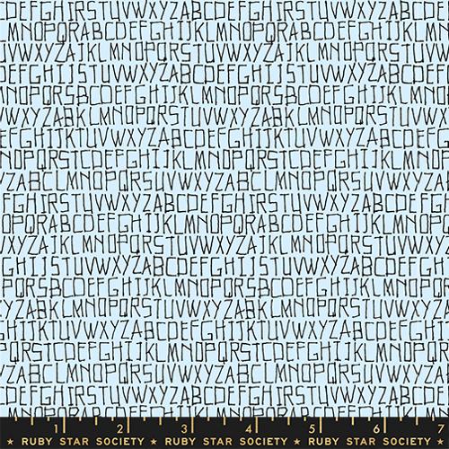 MEMENTO Ethereal Alphabet Yardage