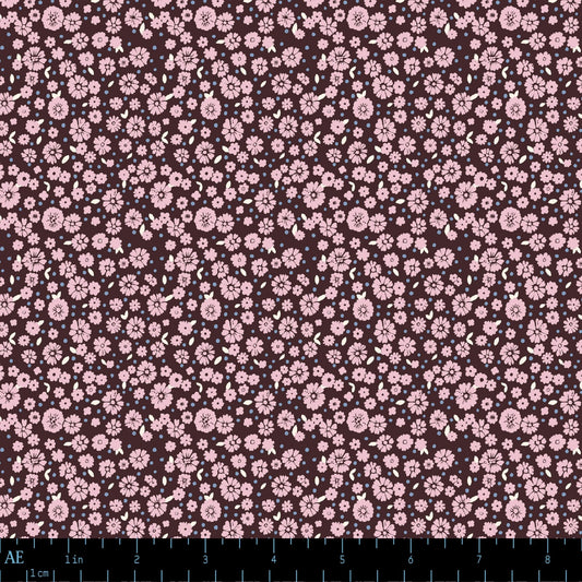 August ElleryPetite Fleur Briar Rosewood Yardage
