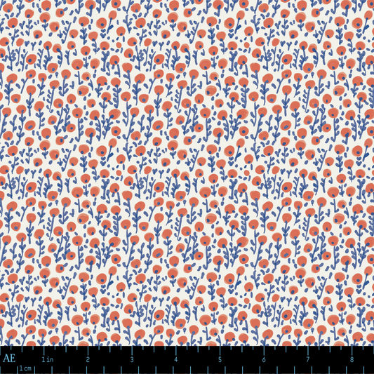 August Ellery Petite Prints Honey In Bloom Yardage