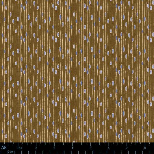 August Ellery Petite Prints Sugared Wood Yardage
