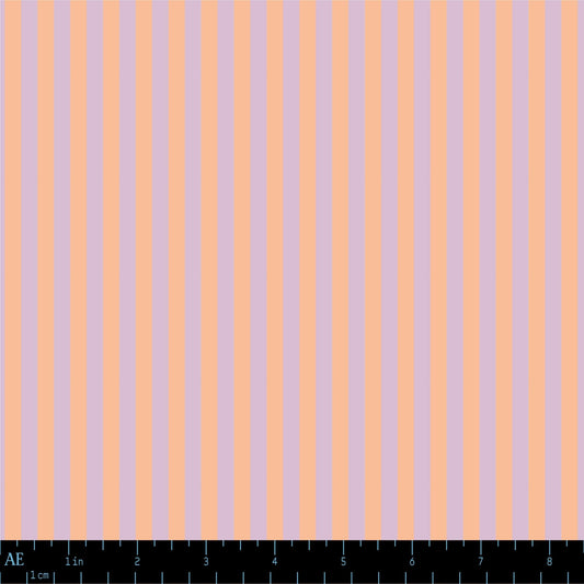 August Ellery Stationer's Stripe: Patisserie Macaron Pastels Yardage