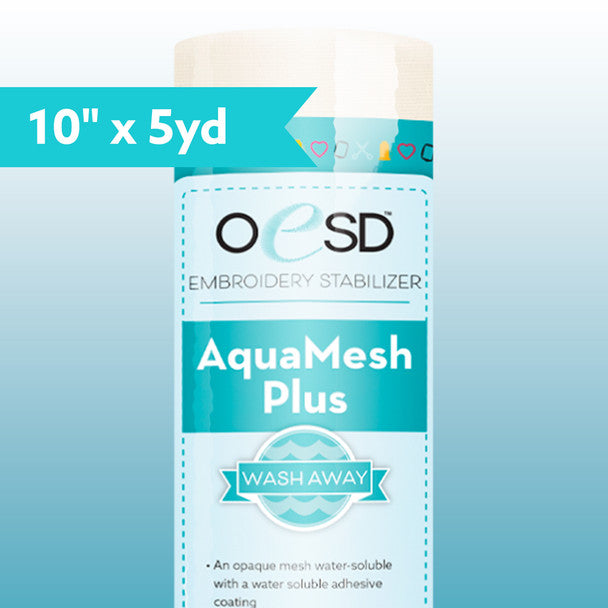OESD AquaMesh Plus Washaway 10" x 5 yds Stabilizer