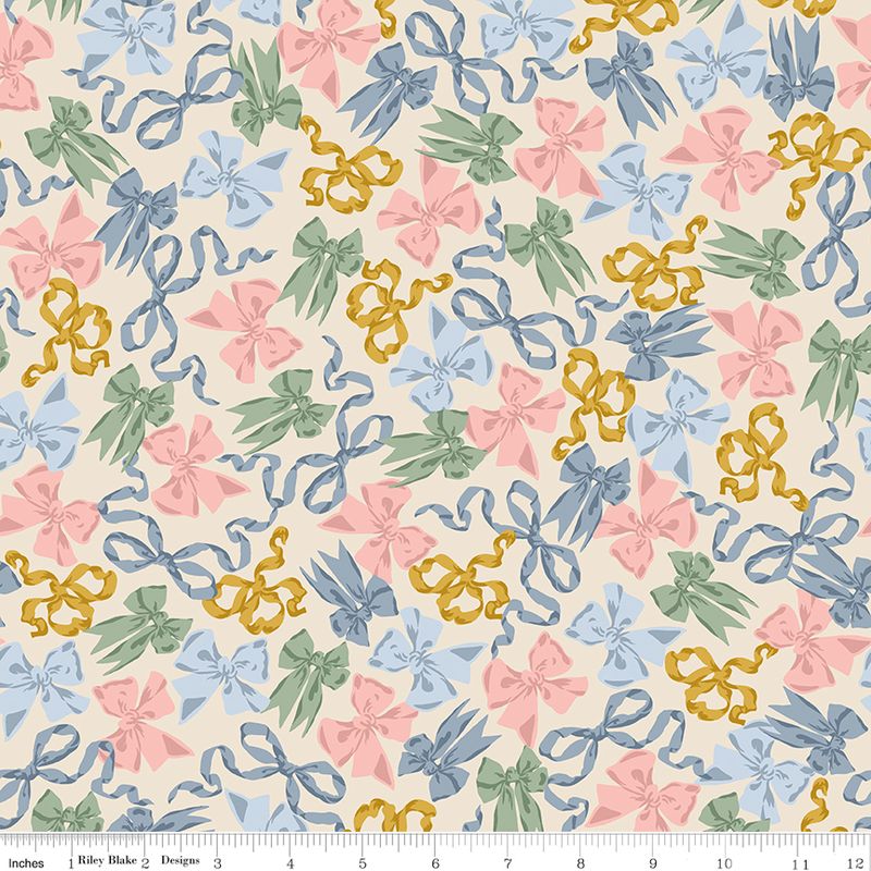 ROSEWOOD Ribbon Dance Ballerina Wide Back Yardage