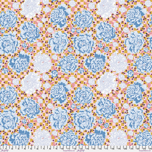 BLOSTMA & SONG Berry Ballroom Cerulean Yardage