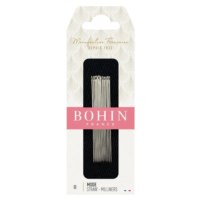 Bohin Straw- Milliners Needles  Sz9