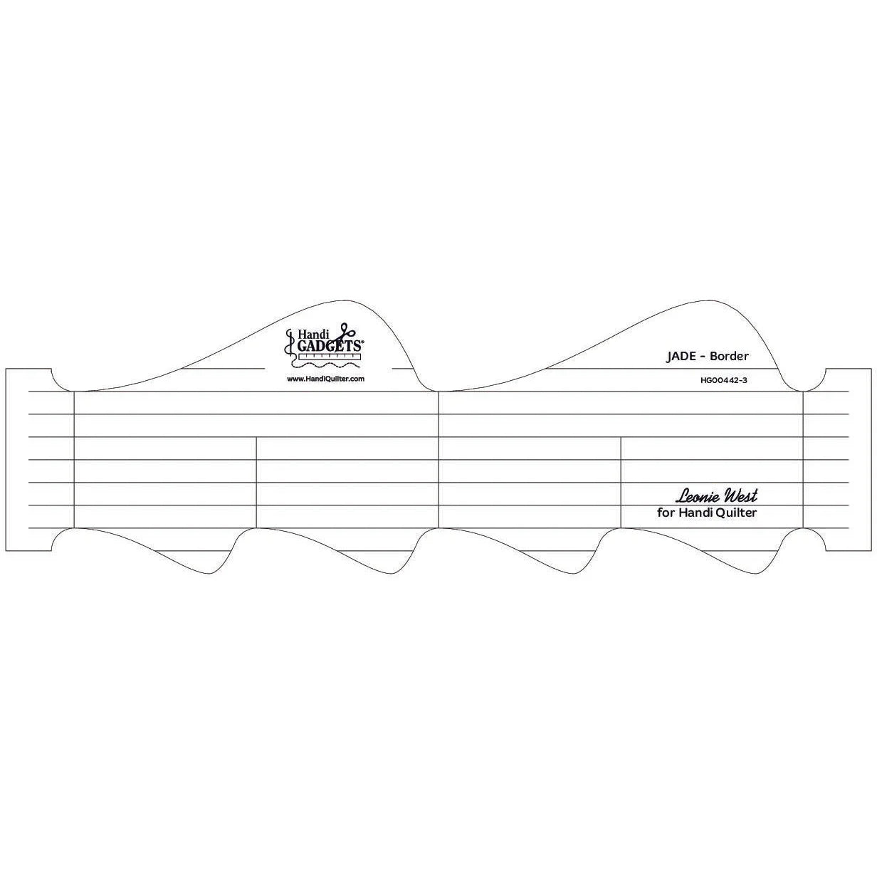 Jade Border - Handi Quilter Ruler