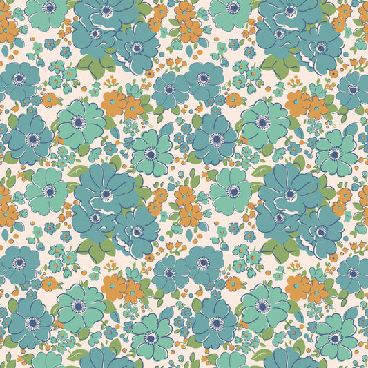 MERCANTILE Lovely Raindrop Yardage