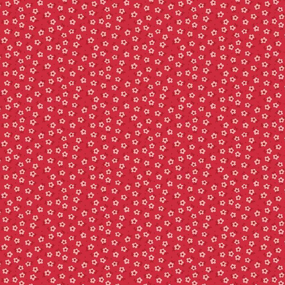 MERCANTILE Riley Red Tenderhearted Yardage