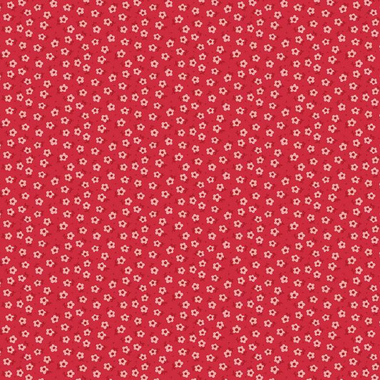 MERCANTILE Riley Red Tenderhearted Yardage