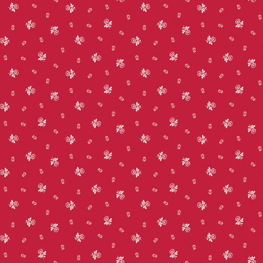 RED DELICIOUS Raspberry Galette Red Yardage