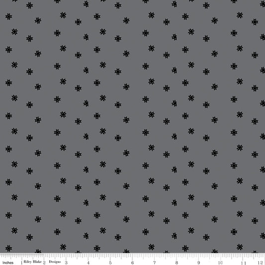 BLACKOUT Ohio Star Gray Yardage