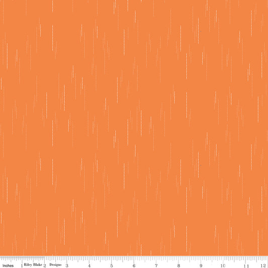 ESSENCE Raindrops Orange Yardage