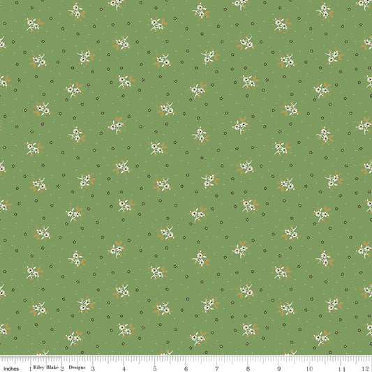 GENTLER TIMES Lovely Basil Yardage