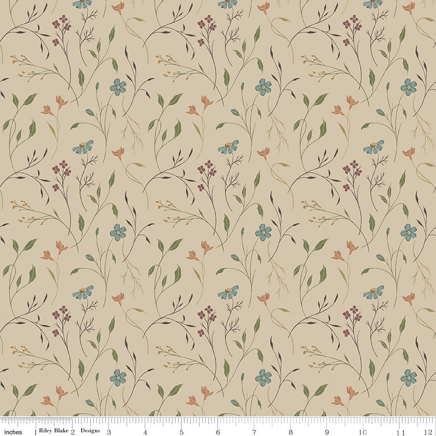 THREADS OF GRACE Main Taupe Yardage
