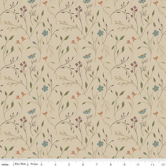 THREADS OF GRACE Main Taupe Yardage