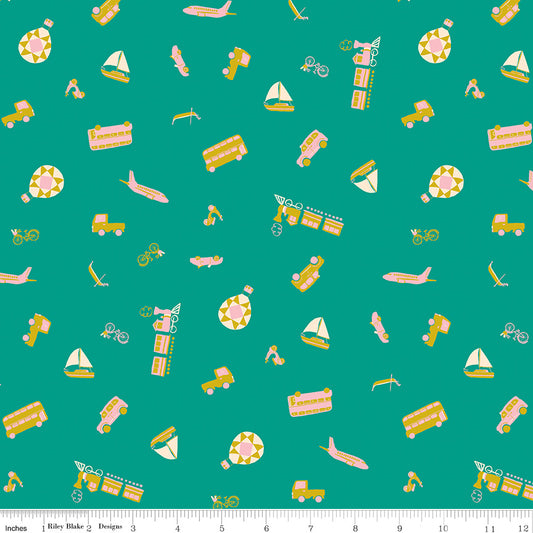 THE GENESIS OF A JOURNEY Modes of Travel Teal Yardage