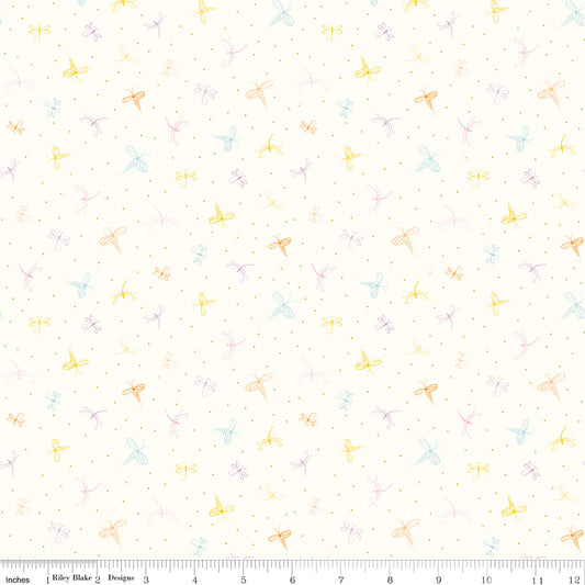 HUSH HUSH 5 Dashing Dragonflies Yardage