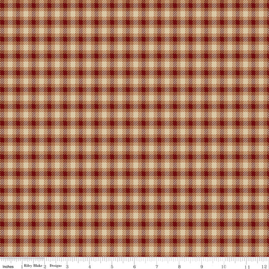 PLAID - VENTURE CLUB Scout Mahogany Yardage