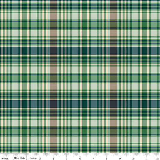 PLAID - VENTURE CLUB Fisher Green Yardage