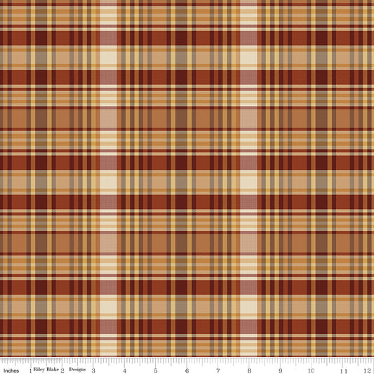 PLAID - VENTURE CLUB Fisher Nutmeg Yardage