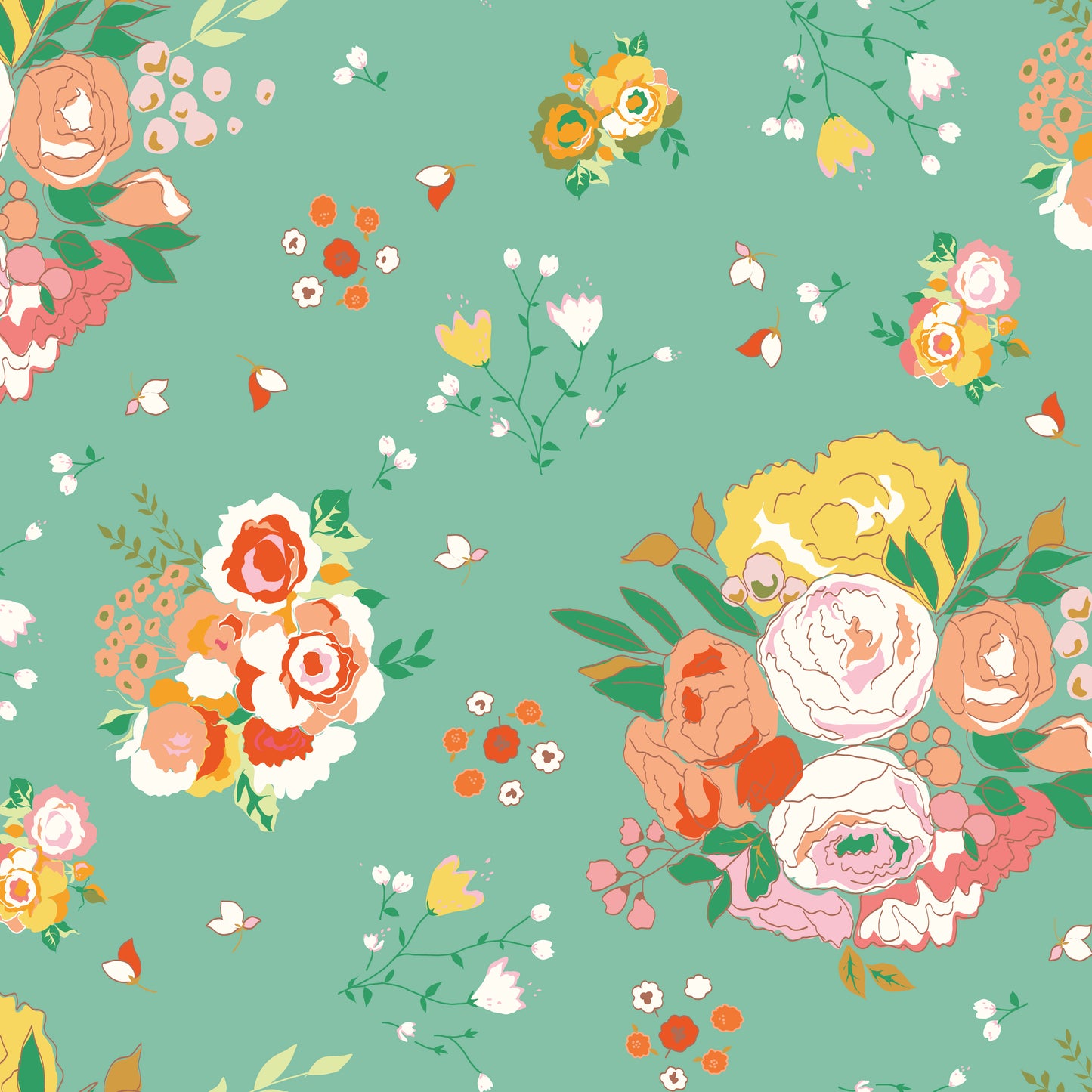 COTTON NOOK Main Sea Glass Yardage