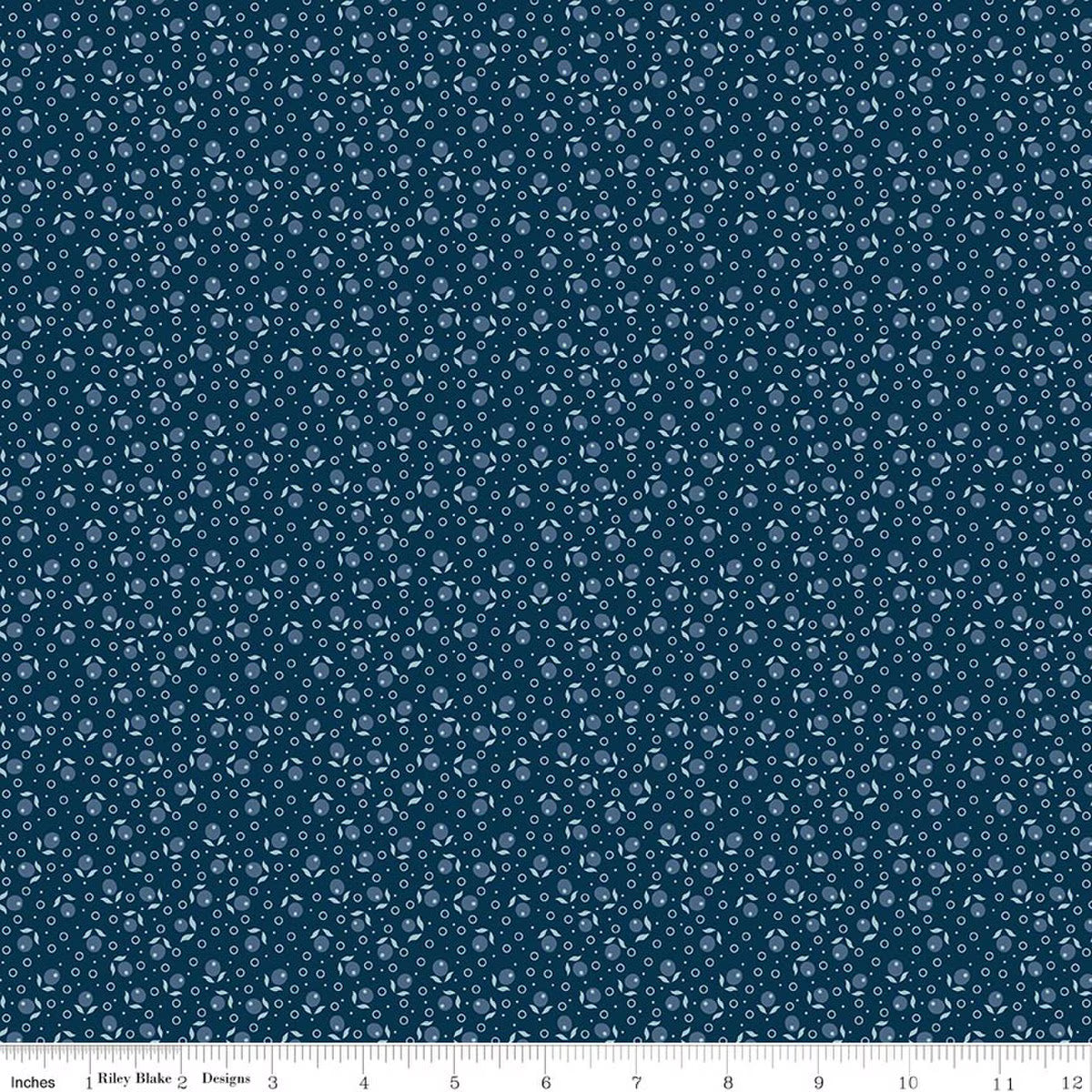 Denim & Daisy Suzanne Oxford Blue Yardage