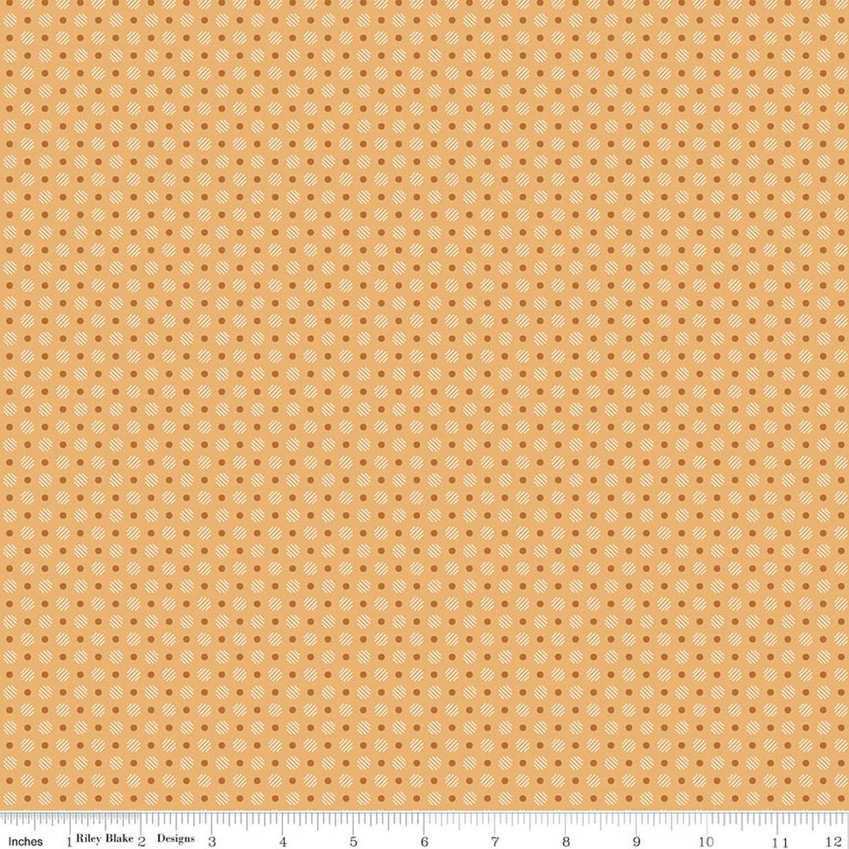 Denim & Daisy Polka Dot Daisy Yardage