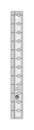 Creative Grids Quilt Ruler 1 1/2in x 12 1/2in Rectangle