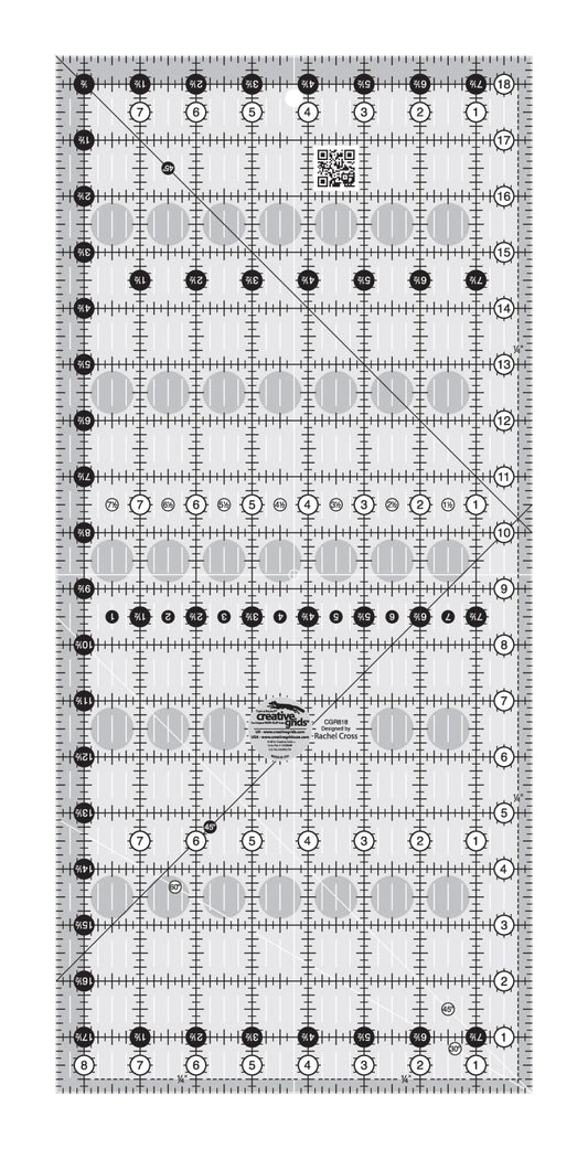 Creative Grids Quilt Ruler 8 1/2in x 18 1/2in Rectangle