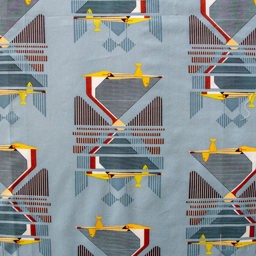 CHARLEY HARPER COSTAL VOL 2 Pelican Reflection Poplin Yardage