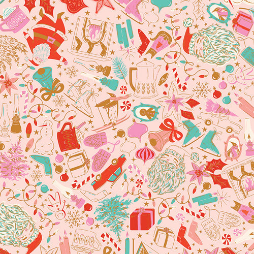 CHRISTMAS IN COLOR Decked & Dazzled Yardage