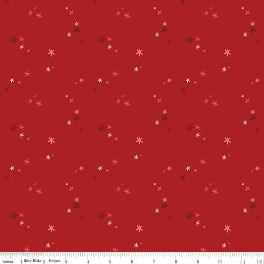 NUTCRACKER TRADITION Christmas Magic Berry Yardage