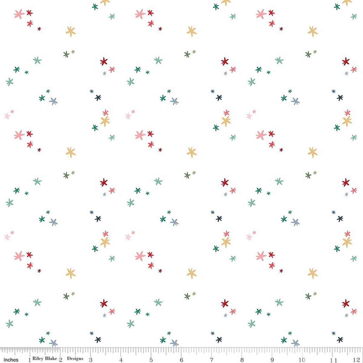 NUTCRACKER TRADITION Christmas Magic Snow Yardage