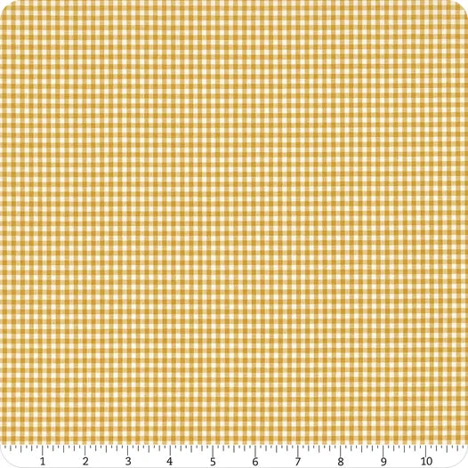 TILDA Creating Memories - Woven Gingham Yellow Yardage