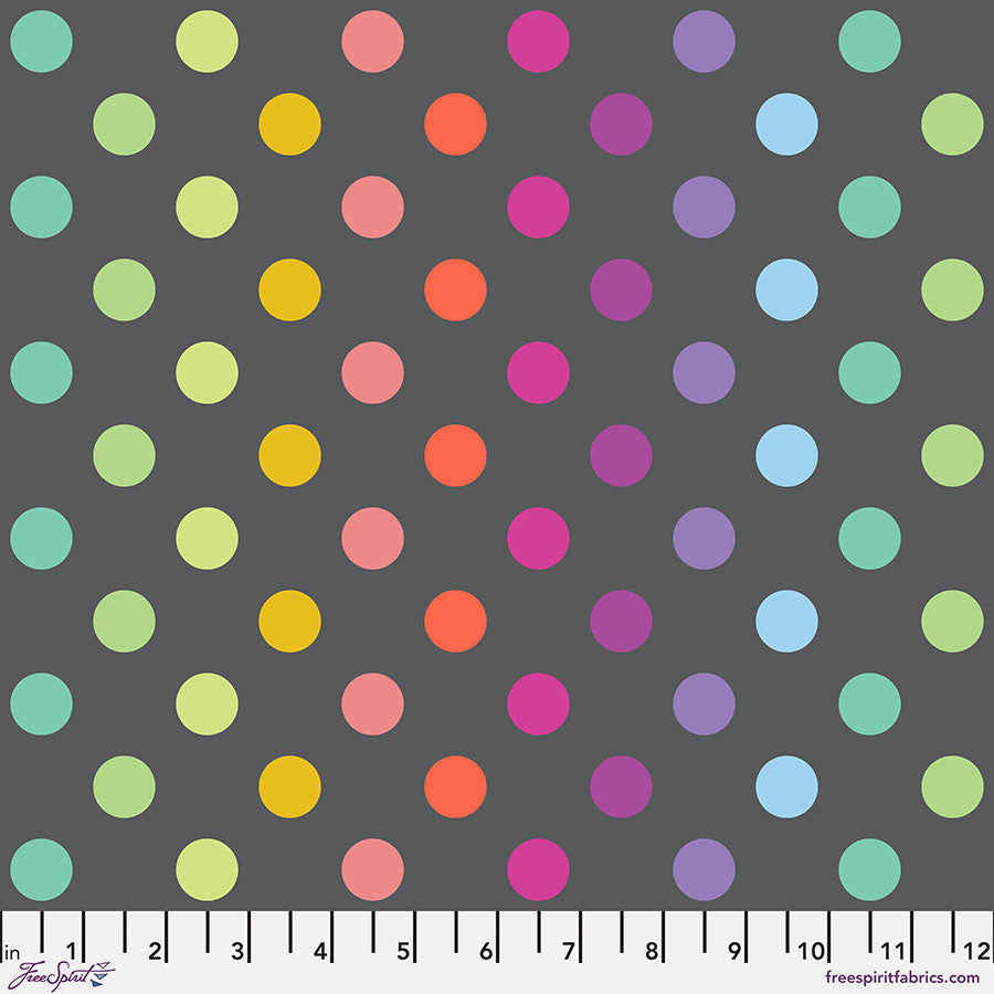 TULA'S TRUE COLORS Disco Poms Carbon Yardage