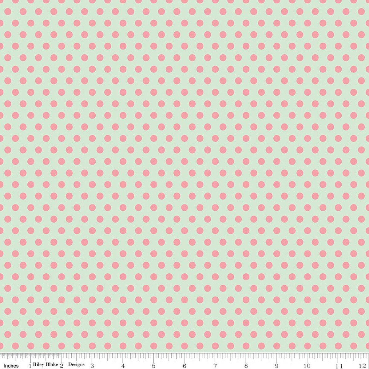 SERENDIPITY 2 Dots Mint Yardage