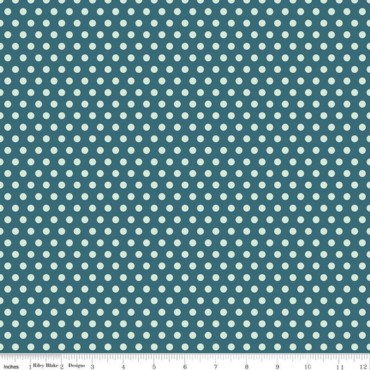 SERENDIPITY 2 Dots Raindrop Yardage