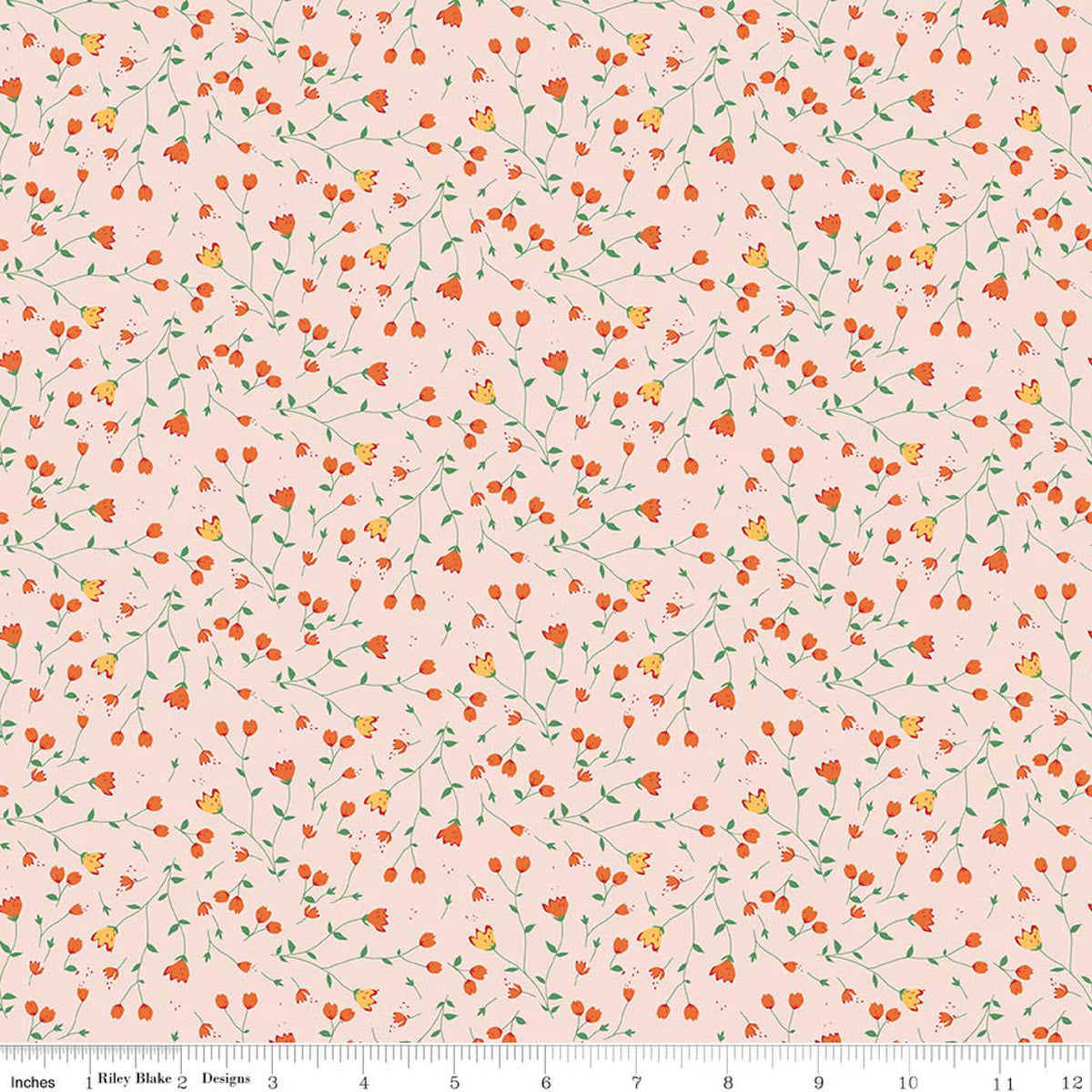 SERENDIPITY 2 Floral Blush Yardage