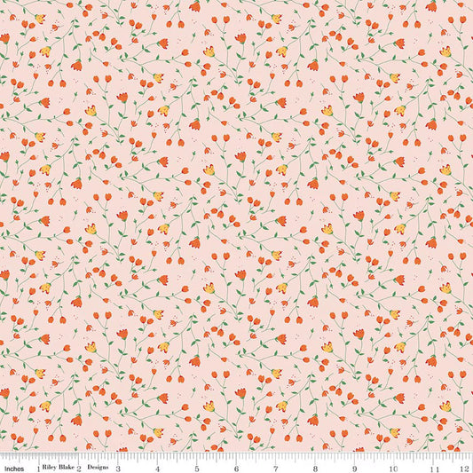 SERENDIPITY 2 Floral Blush Yardage