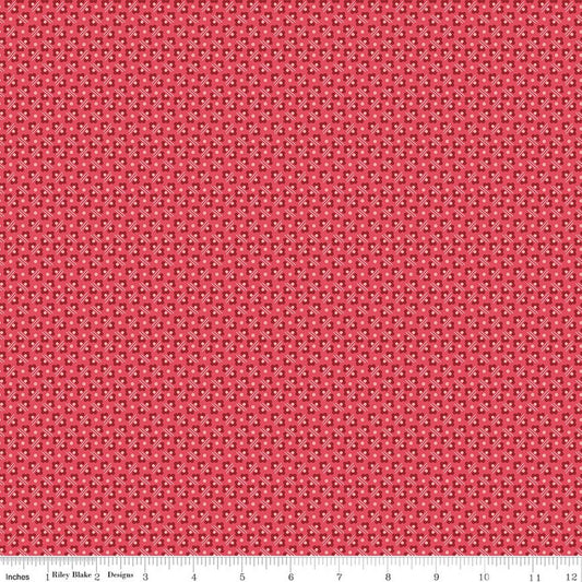 BERRY & SAGE Flower Bed Tea Rose Yardage