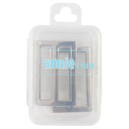 Widemouth Sliders Flat 1-1/2in Nickel Set of Two