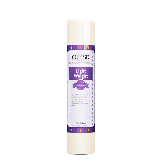 OESD Light Weight Tear Away 15" x 10 yards Stabilizer