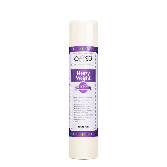 OESD Heavyweight Tear Away 15" x 10 yards Stabilizer