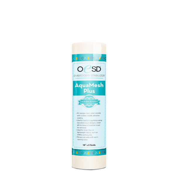 OESD AquaMesh Plus Washaway 10" x 5 yds Stabilizer