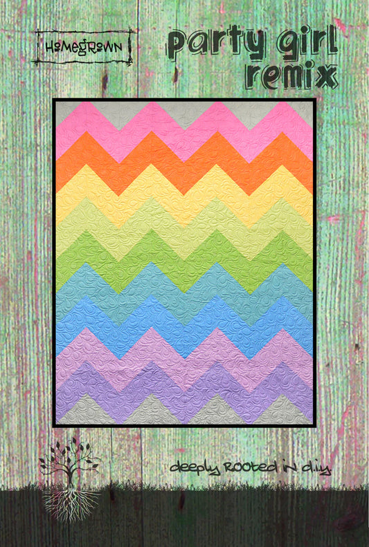 Party Girl Remix Pattern Digital Download