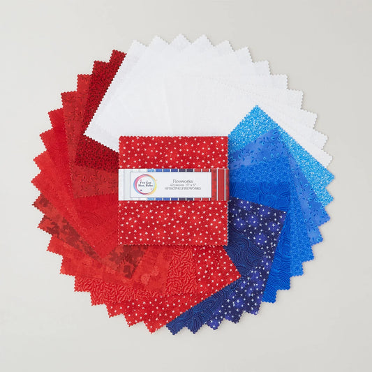 I'VE GOT HUE, BABE Fireworks 5" Charm Pack