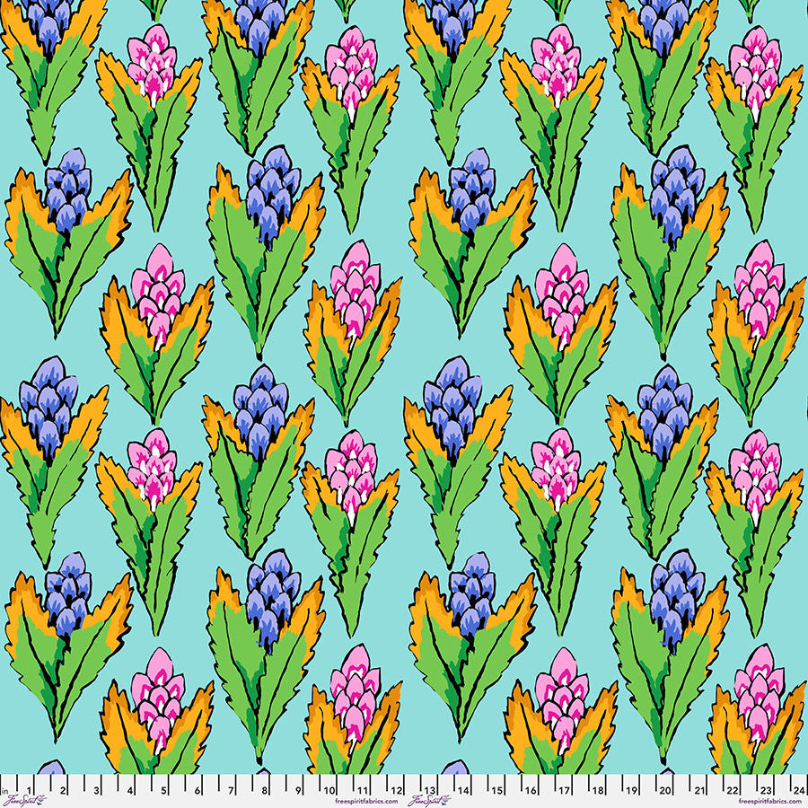 KAFFE FASSETT COLLECTIVE Hyacinth Duck Egg Yardage